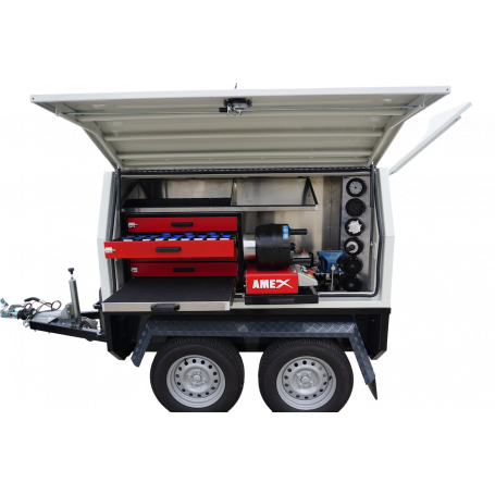 Remorque mobile de dépannage hydraulique autonome